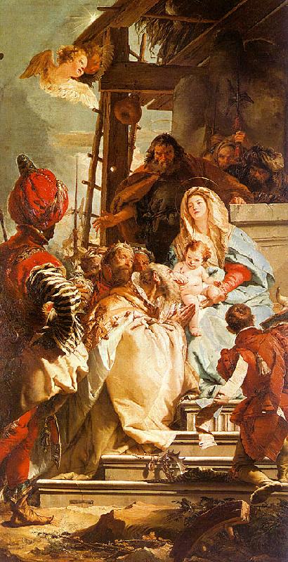 Giovanni Battista Tiepolo Mercury Appearing to Aeneas oil painting picture